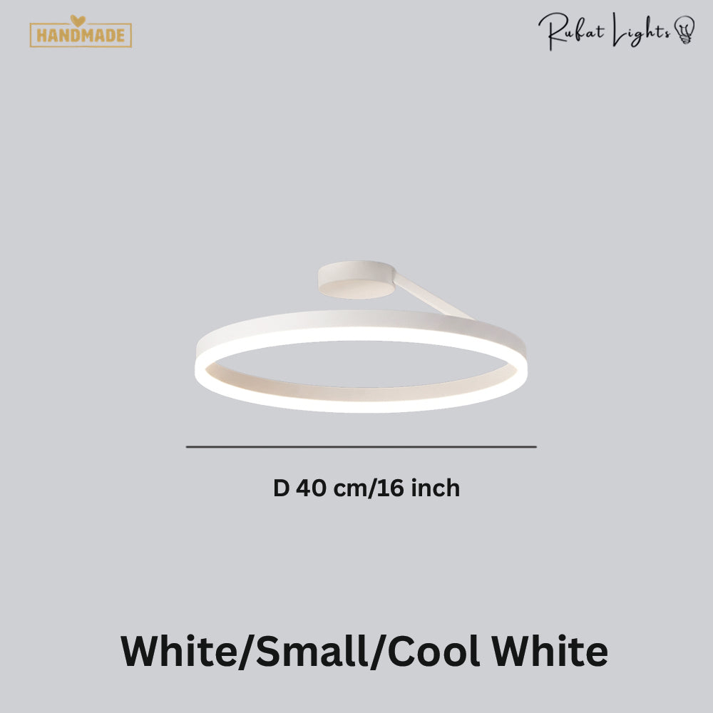 Nordic LED Designer Single Circle Chandelier