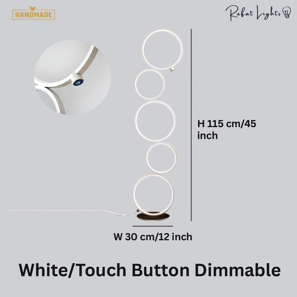 Nordic Ring Design Led Floor Lamp