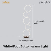 Nordic Ring Design Led Floor Lamp