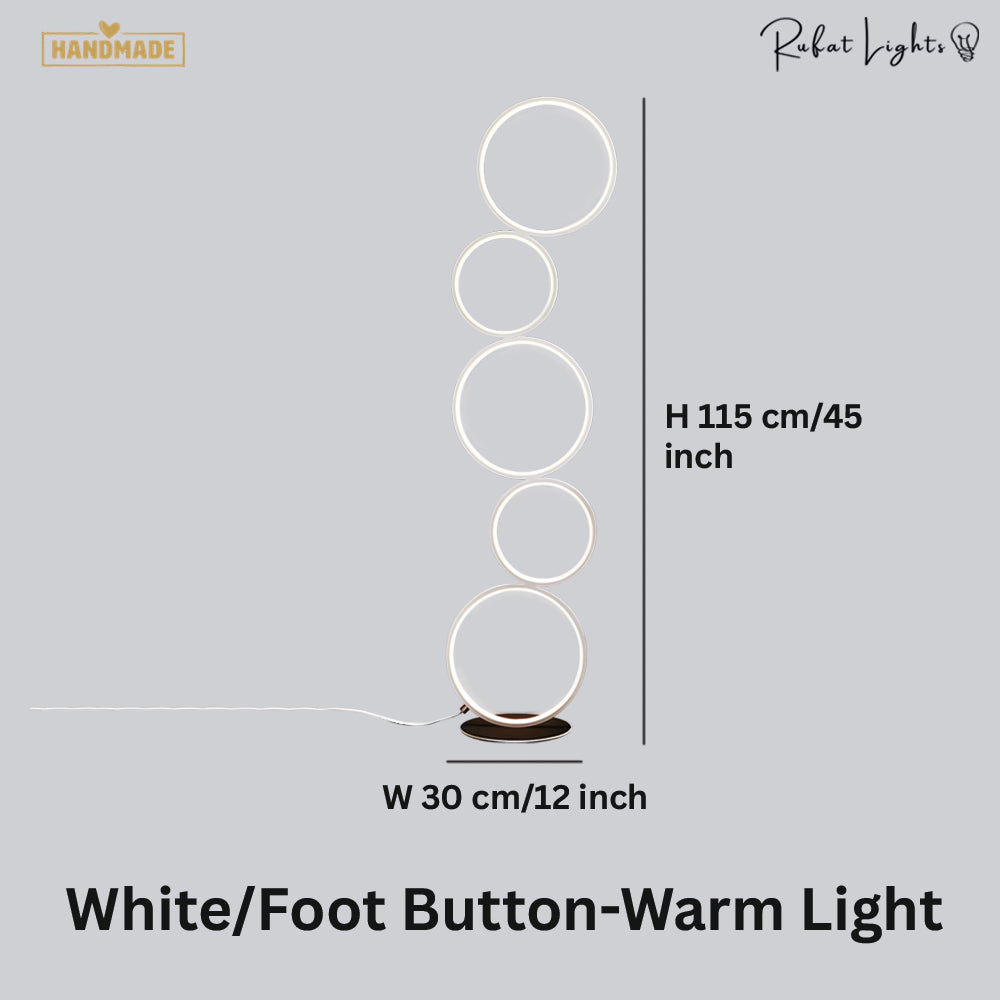 Nordic Ring Design Led Floor Lamp
