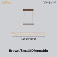 Rectangular Aluminum LED Suspension Chandelier