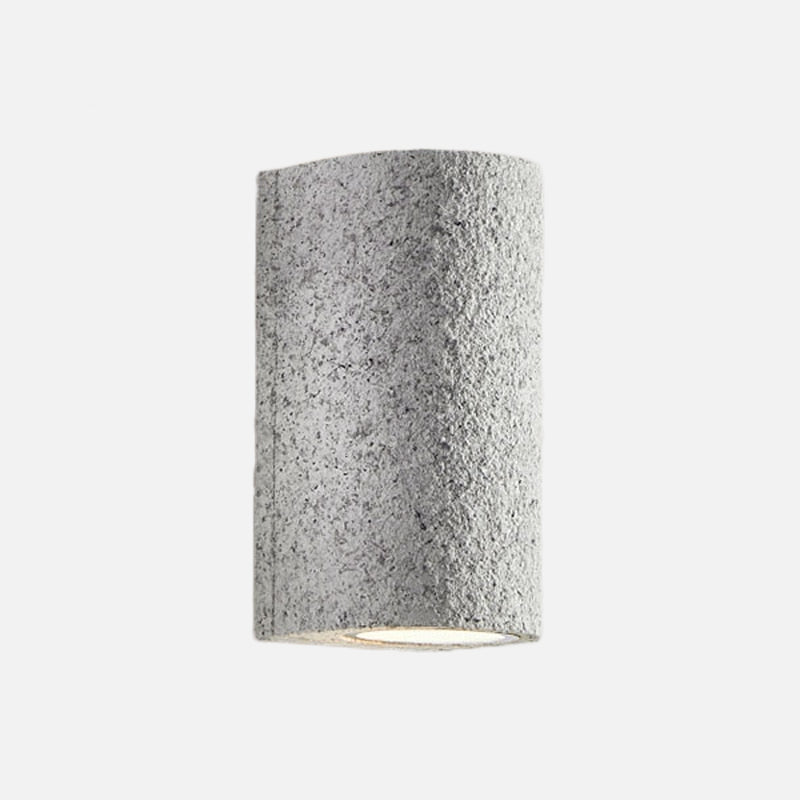 Japanese Retro Foyer Cement Wabi-Sabi LED Wall Lamp