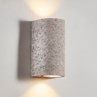 Japanese Retro Foyer Cement Wabi-Sabi LED Wall Lamp