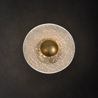 Modern Luxury Flower Round Wall Lamp