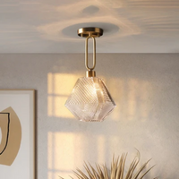Elegance Diamond Glass Pendant Lamp