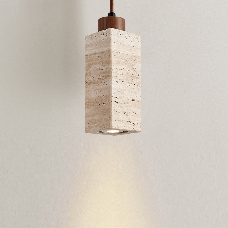 Travertine Wabi-Sabi Droplight